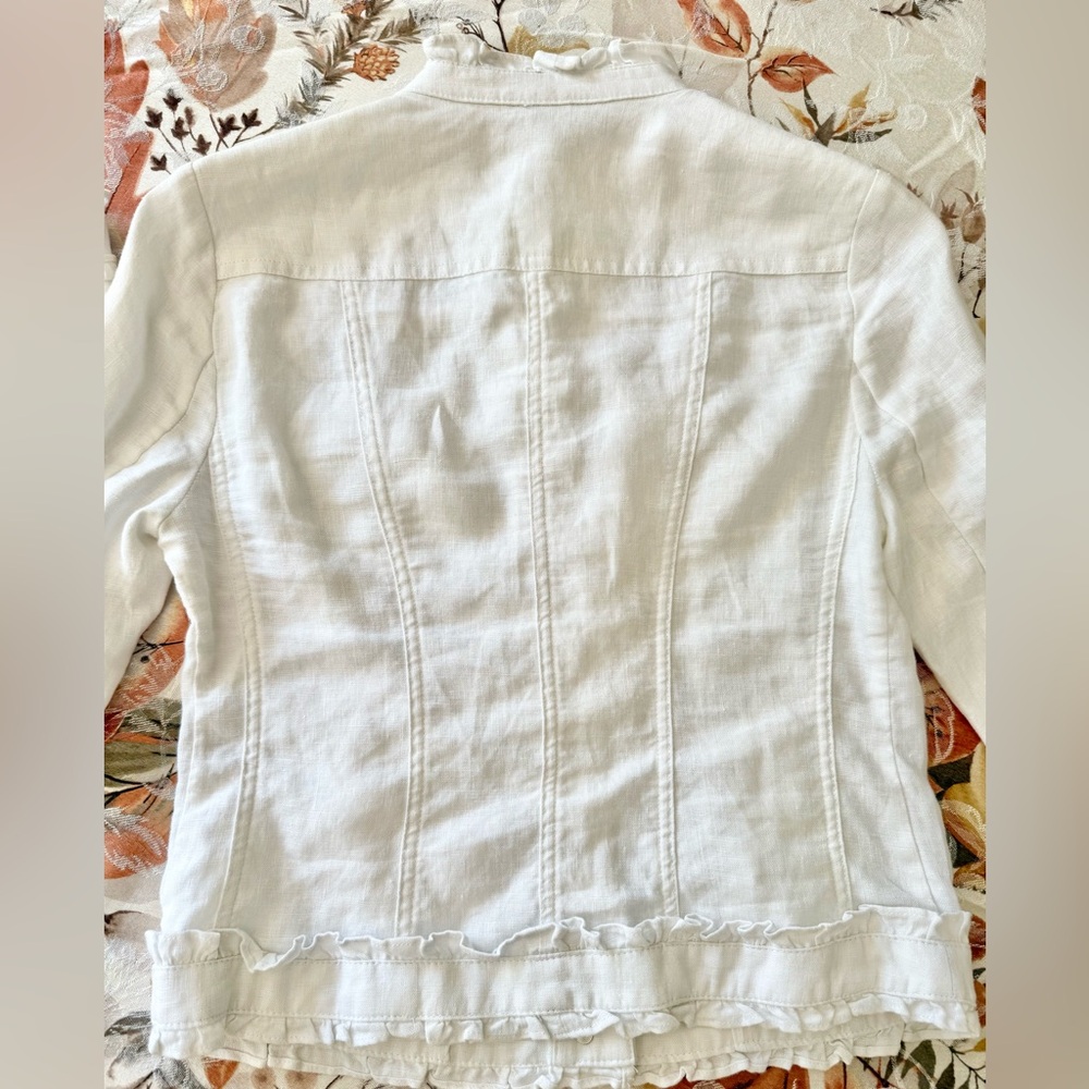 INC International Concepts Linen Jacket - Picture 5 of 8